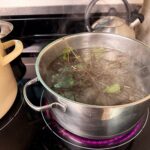 pot boiling on stove