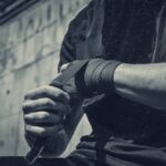 arm with bandage