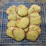 cookies on baking rack