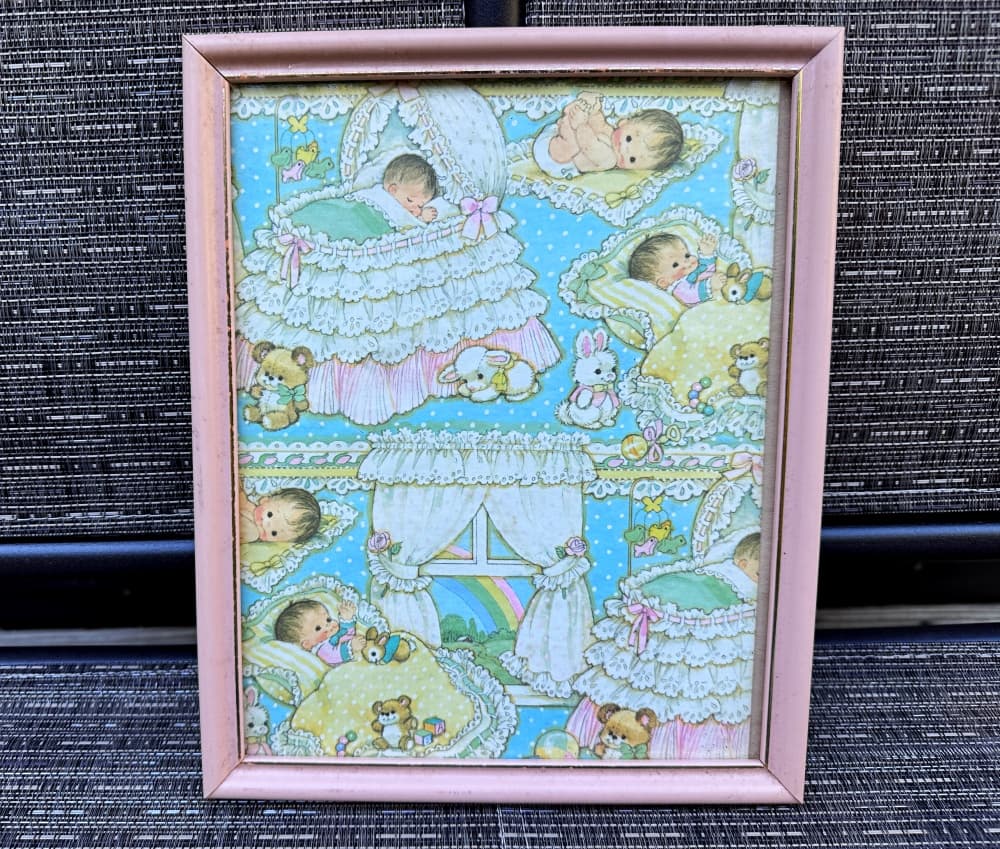 framed gift baby shower gift wrap