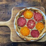 freshly baked tomato pie